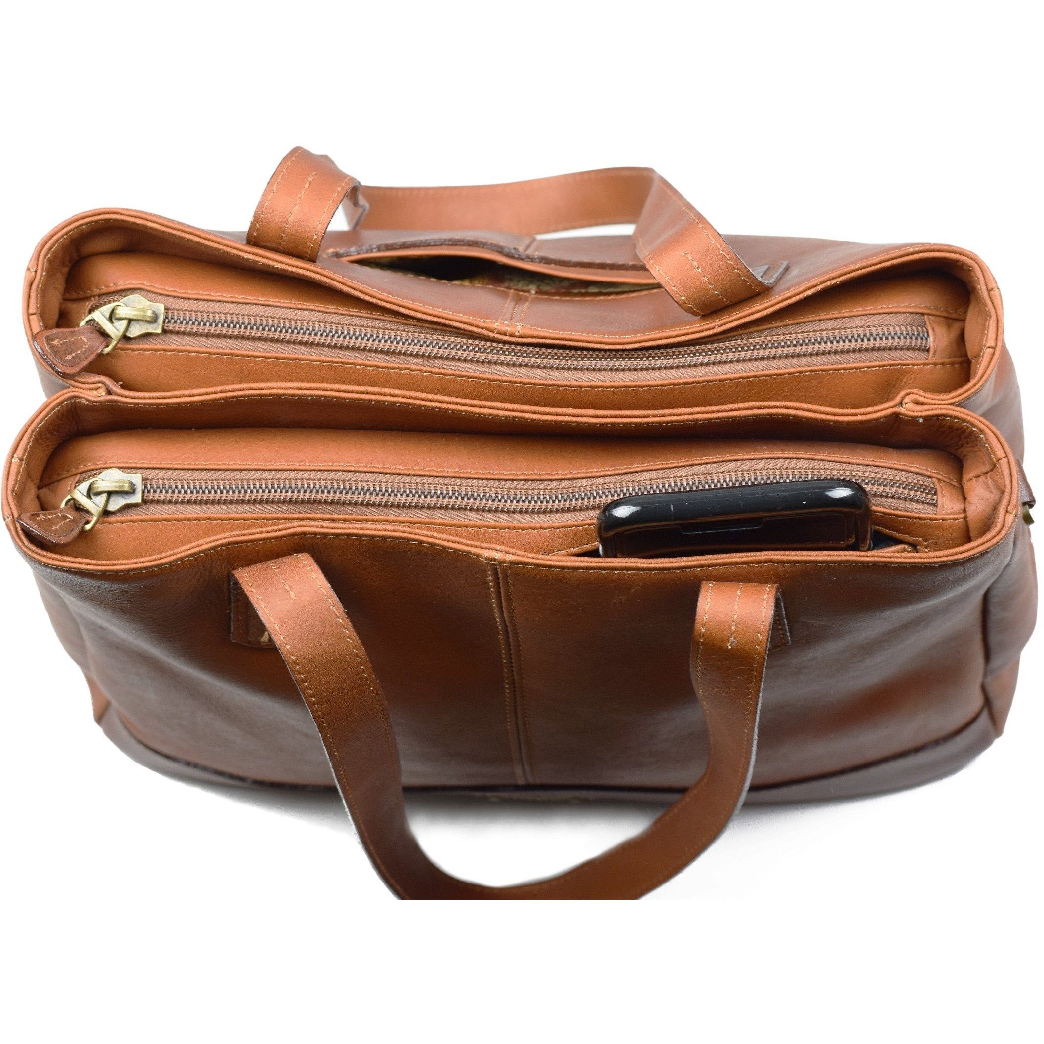 Santa Fe Double Trippers Bag, Handbag | LAND Leather