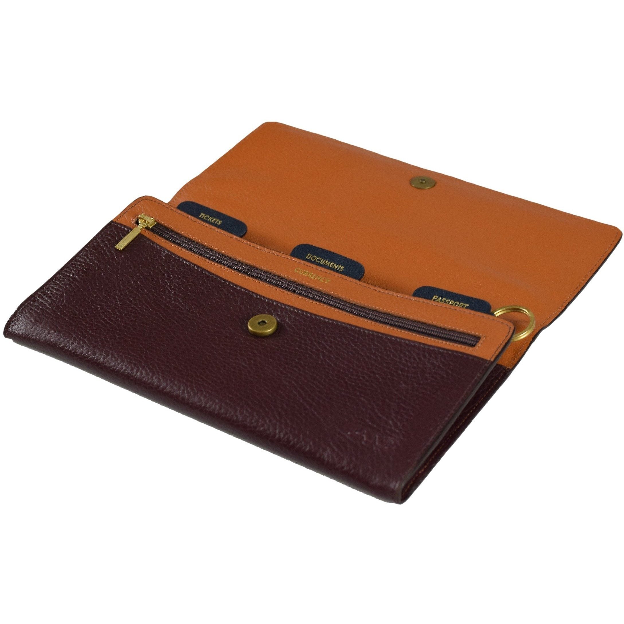 Cosmos Travel Organizer, Travel Organizer | LAND Leather