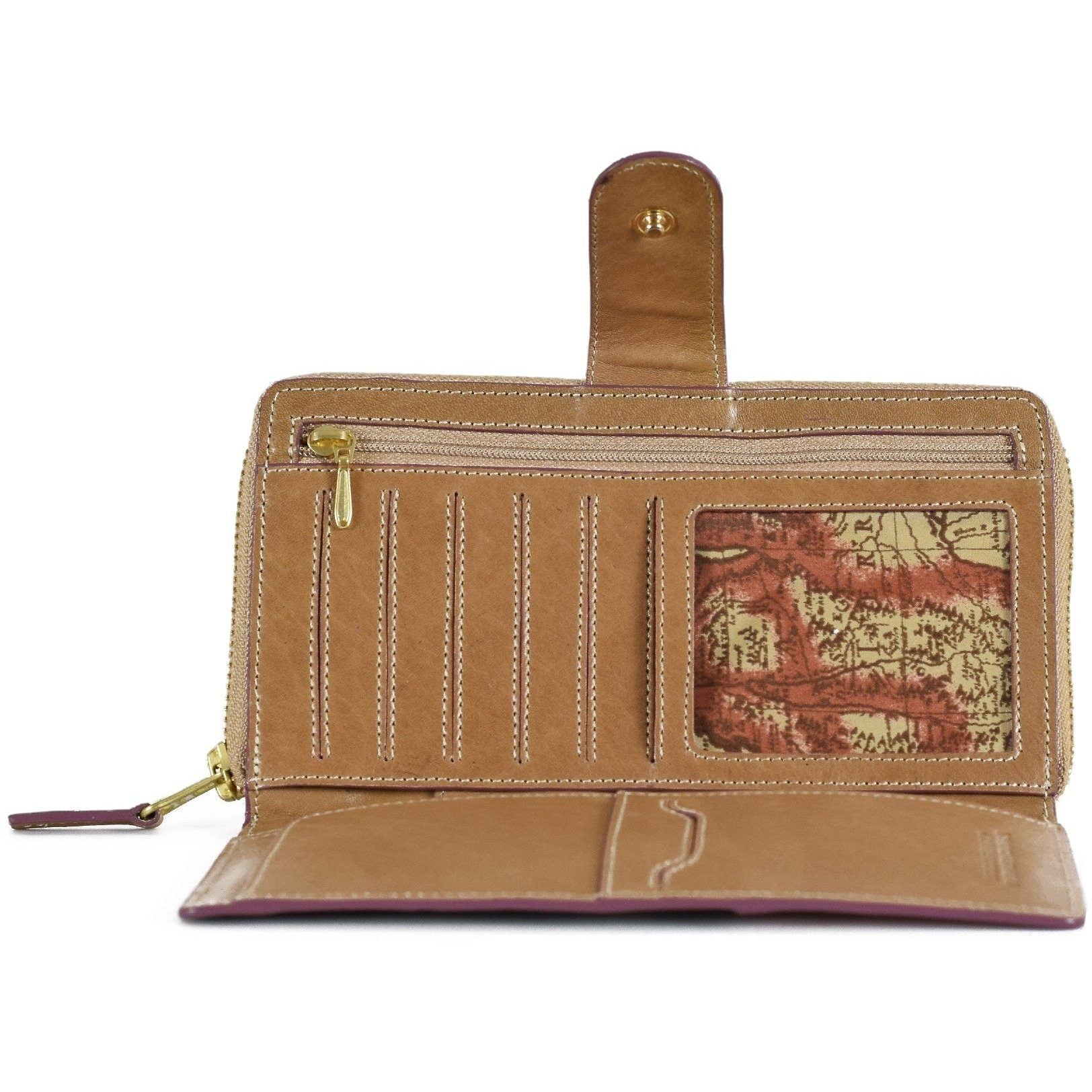 Longrain Melissa Zip Around, Wallet | LAND Leather