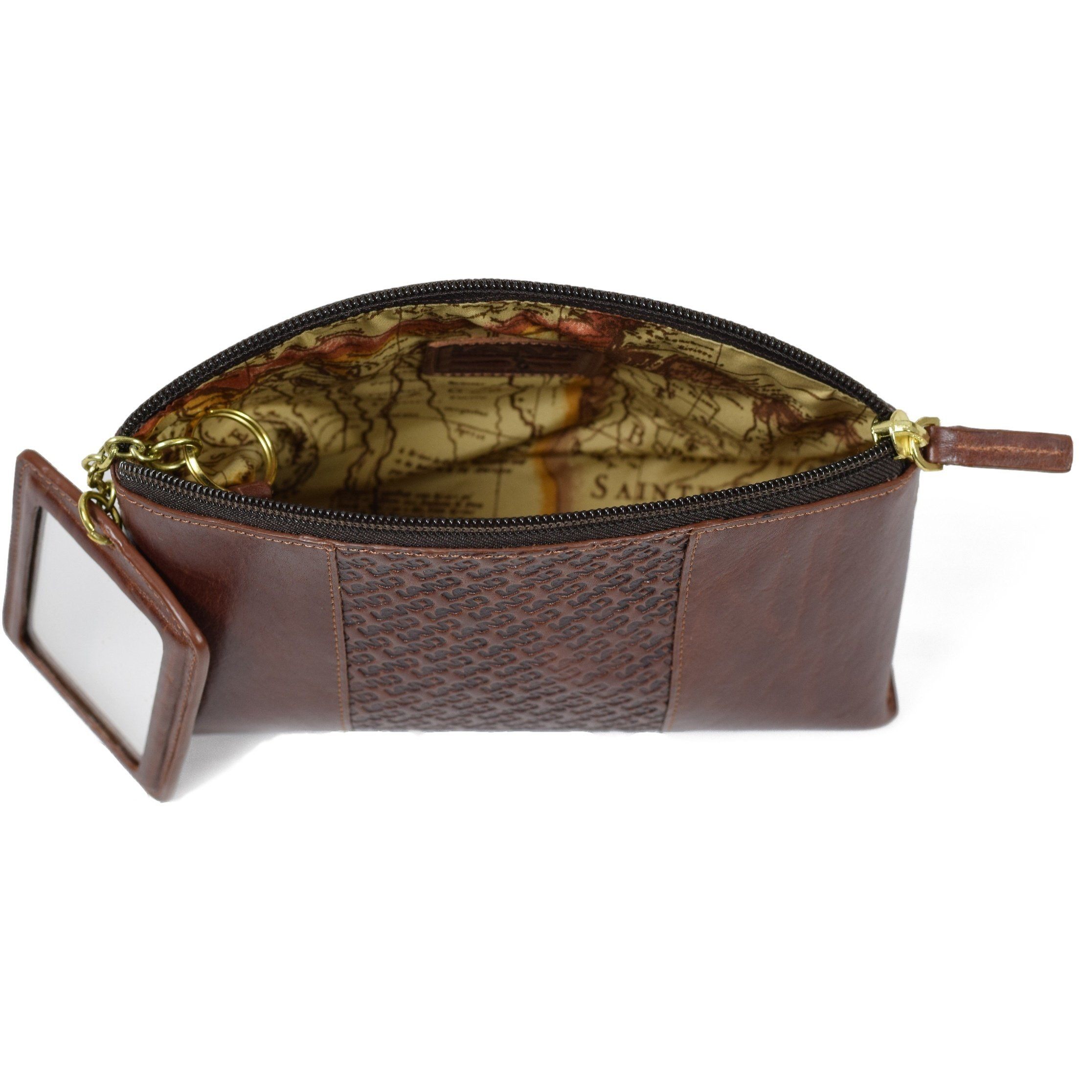 Limited Cosmetic Pouch With Mirror, Cosmetic Pouch | LAND Leather