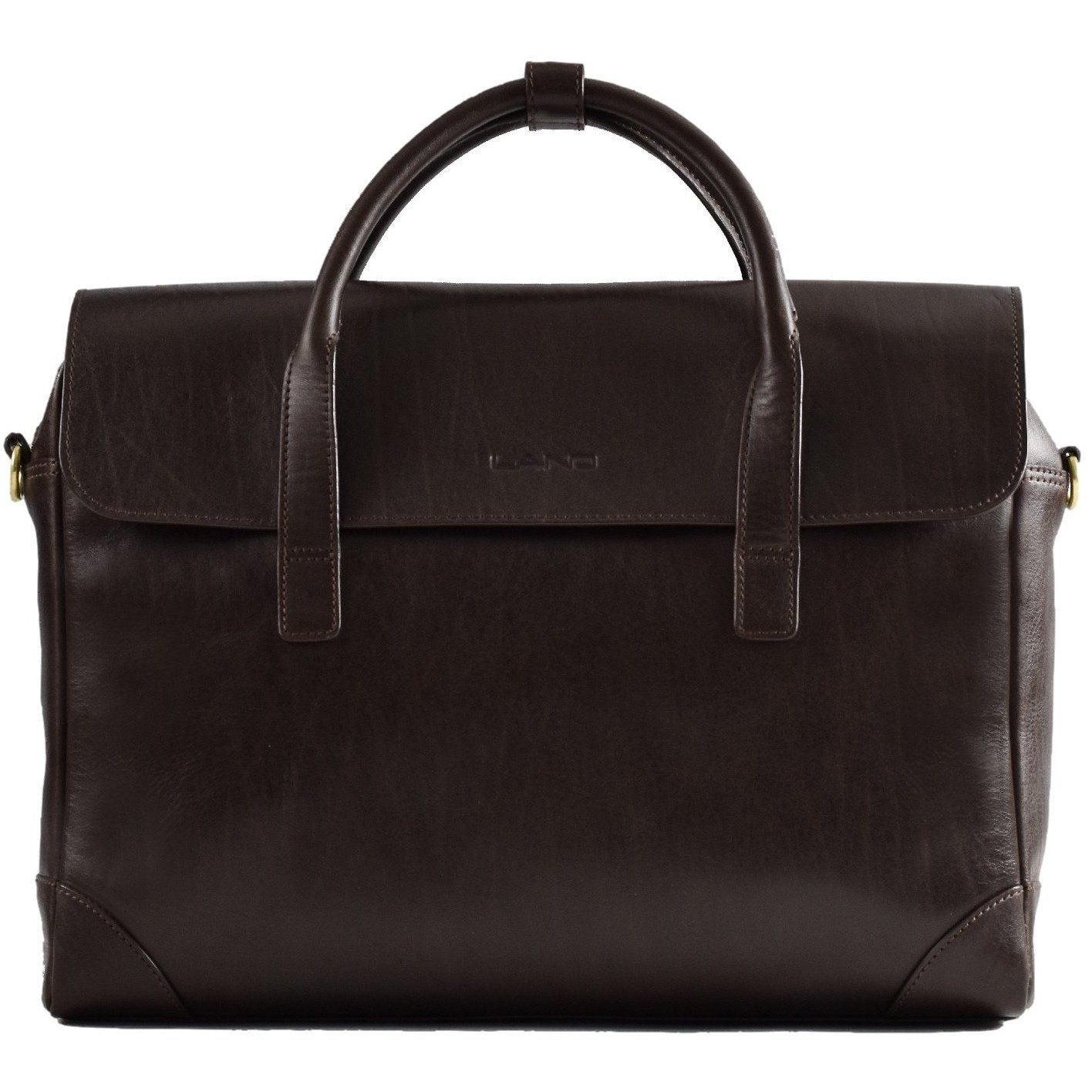 Limited Manhattan Flap Brief, Briefcase | LAND Leather