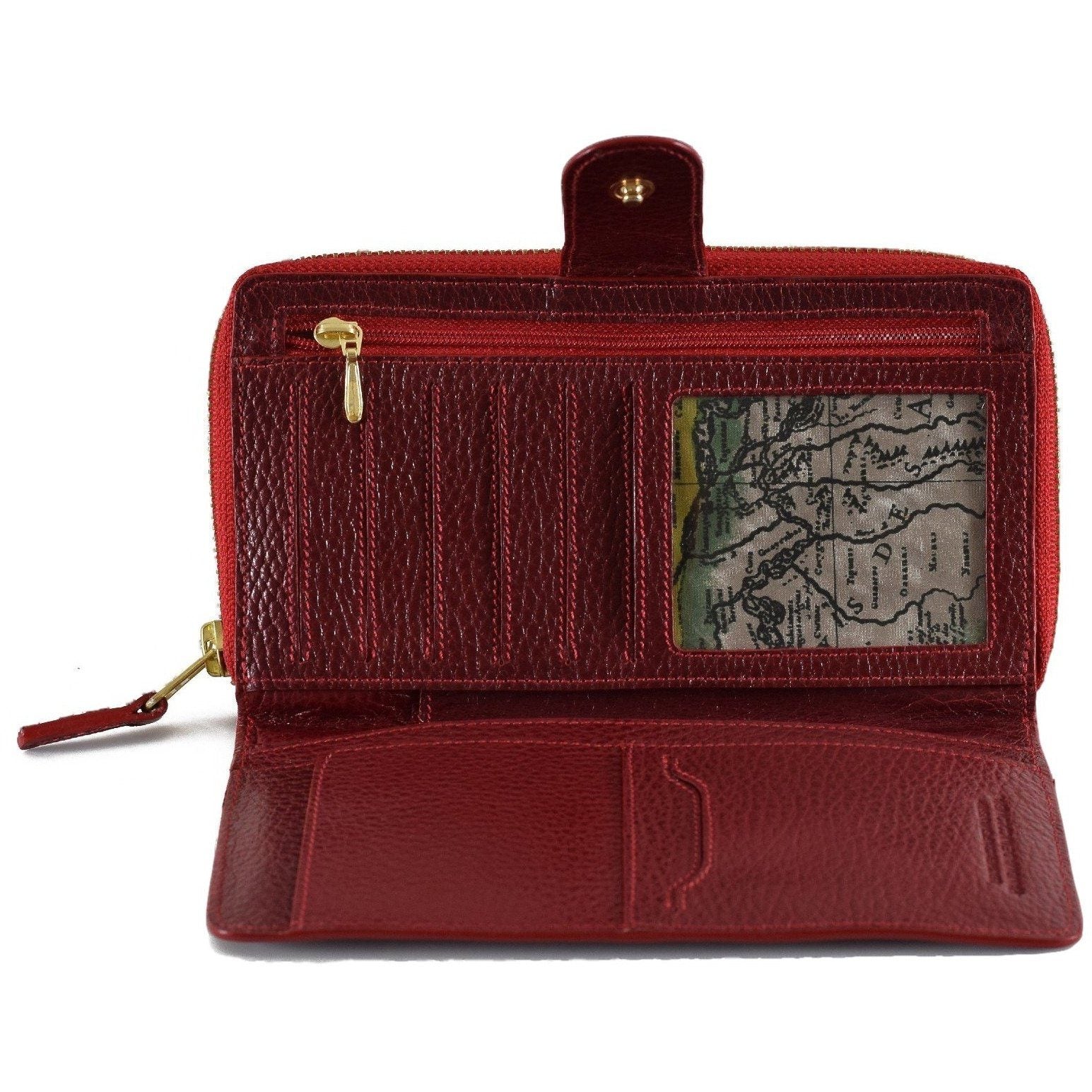 Bisenzio Melissa Zip Around, Wallet | LAND Leather