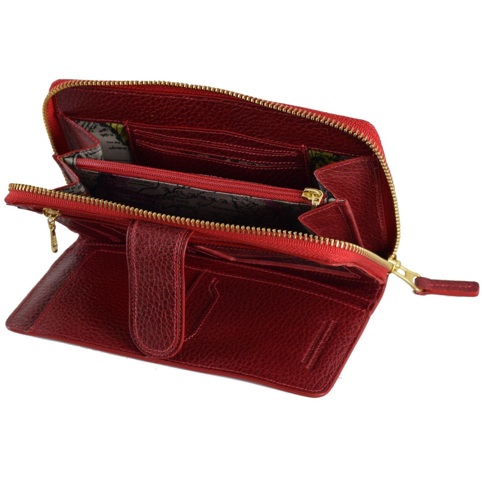 Bisenzio Melissa Zip Around, Wallet | LAND Leather