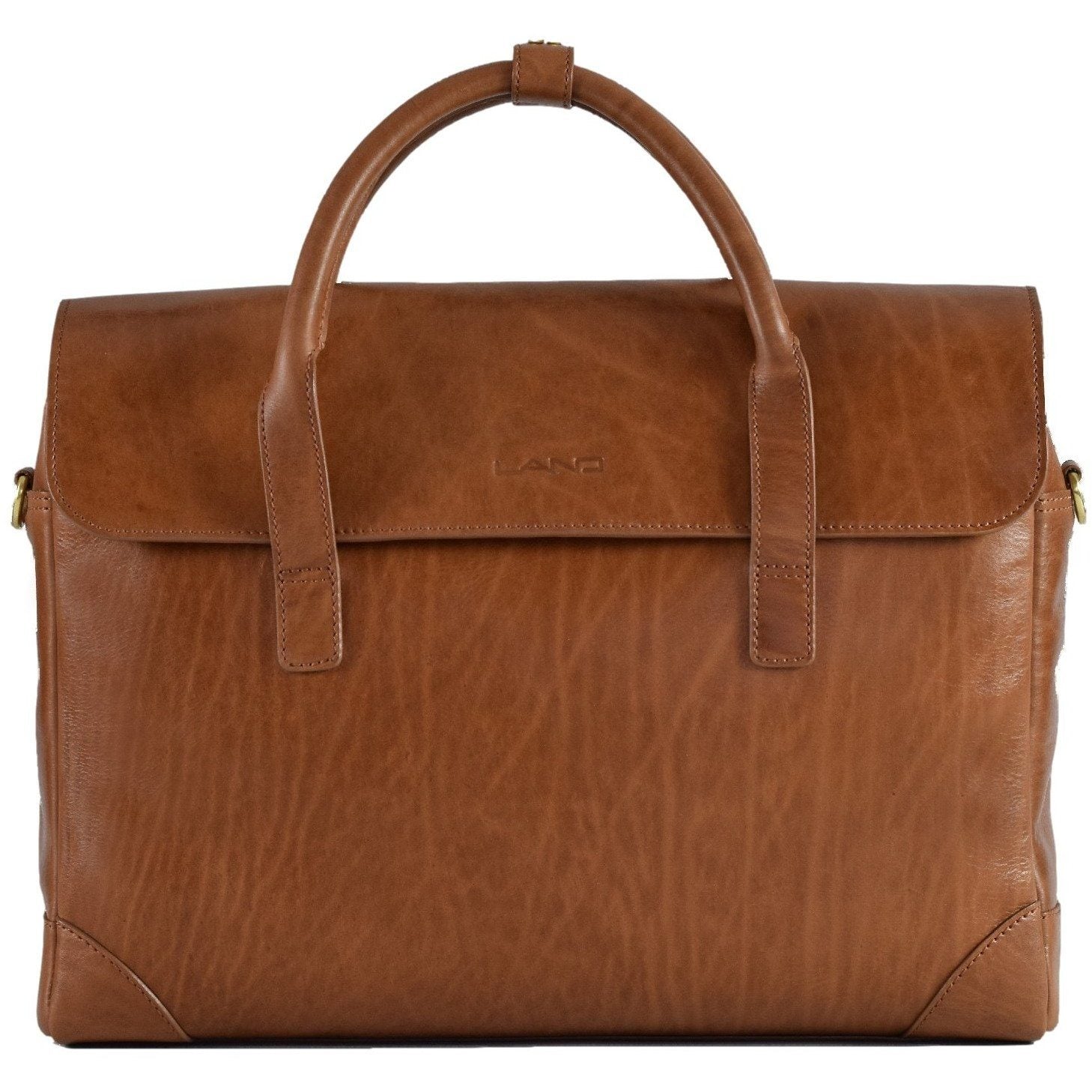 Limited Manhattan Flap Brief, Briefcase | LAND Leather