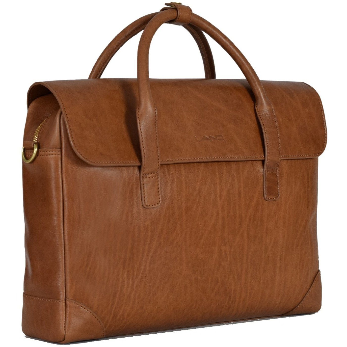 Limited Manhattan Flap Brief, Briefcase | LAND Leather