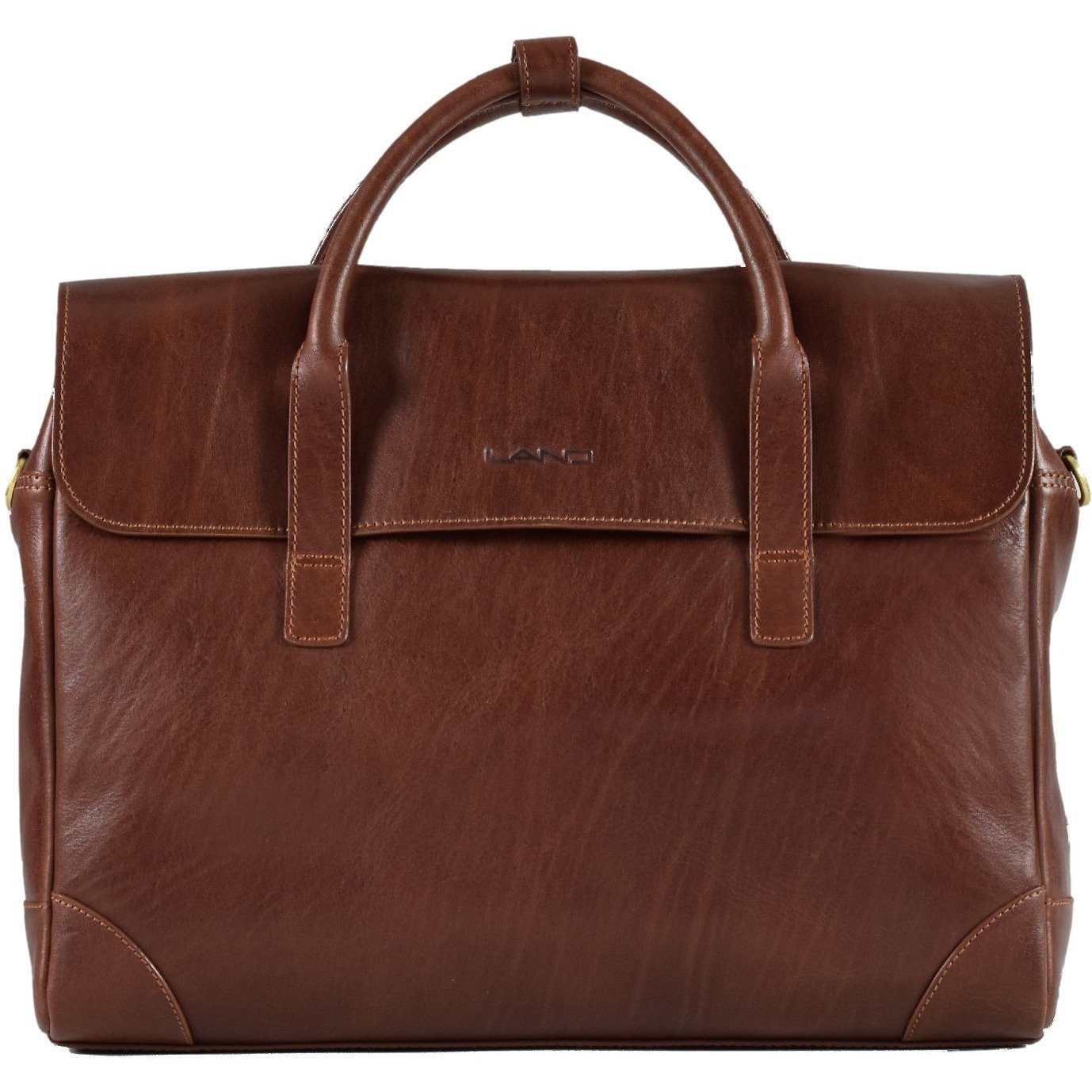 Limited Manhattan Flap Brief, Briefcase | LAND Leather