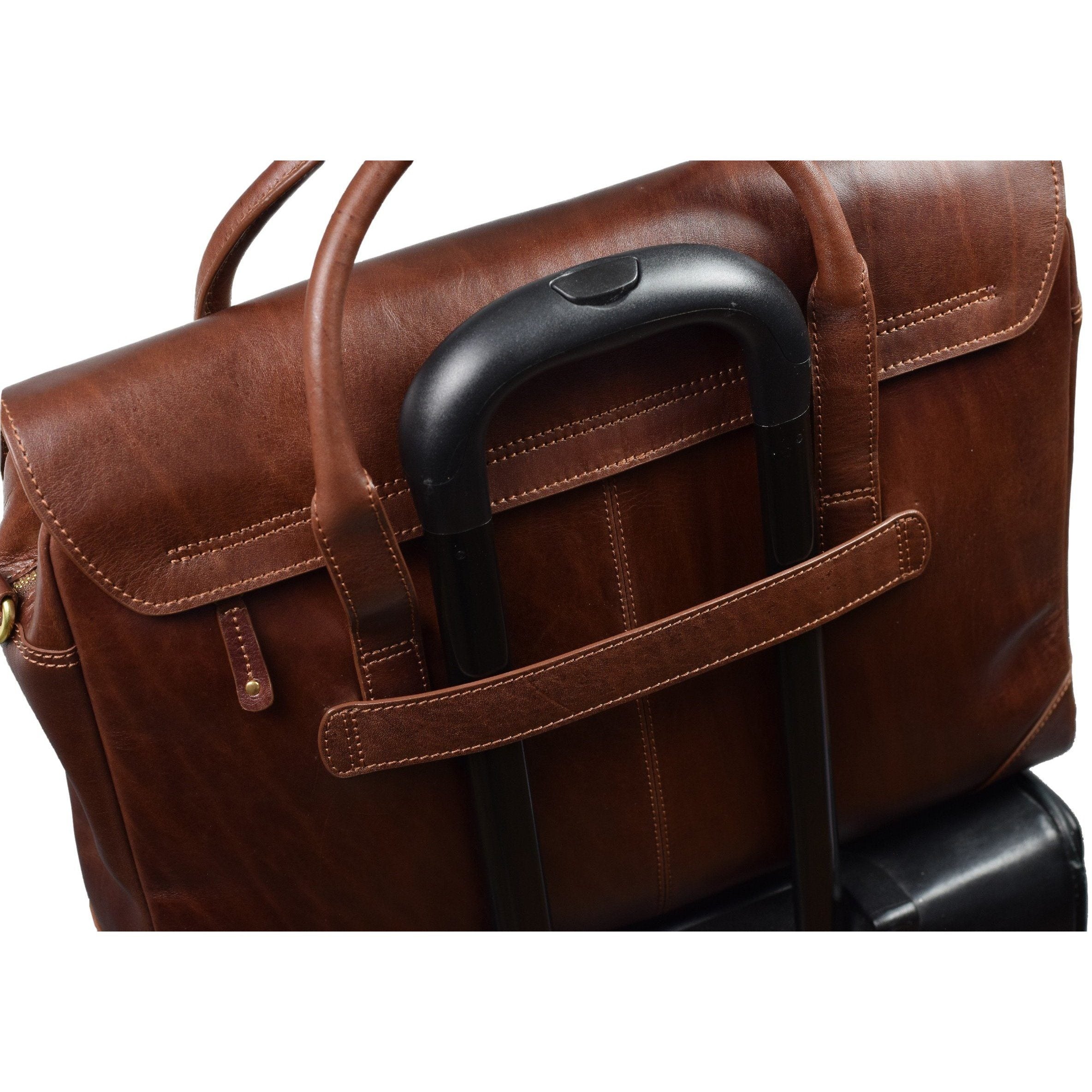 Limited Manhattan Flap Brief, Briefcase | LAND Leather