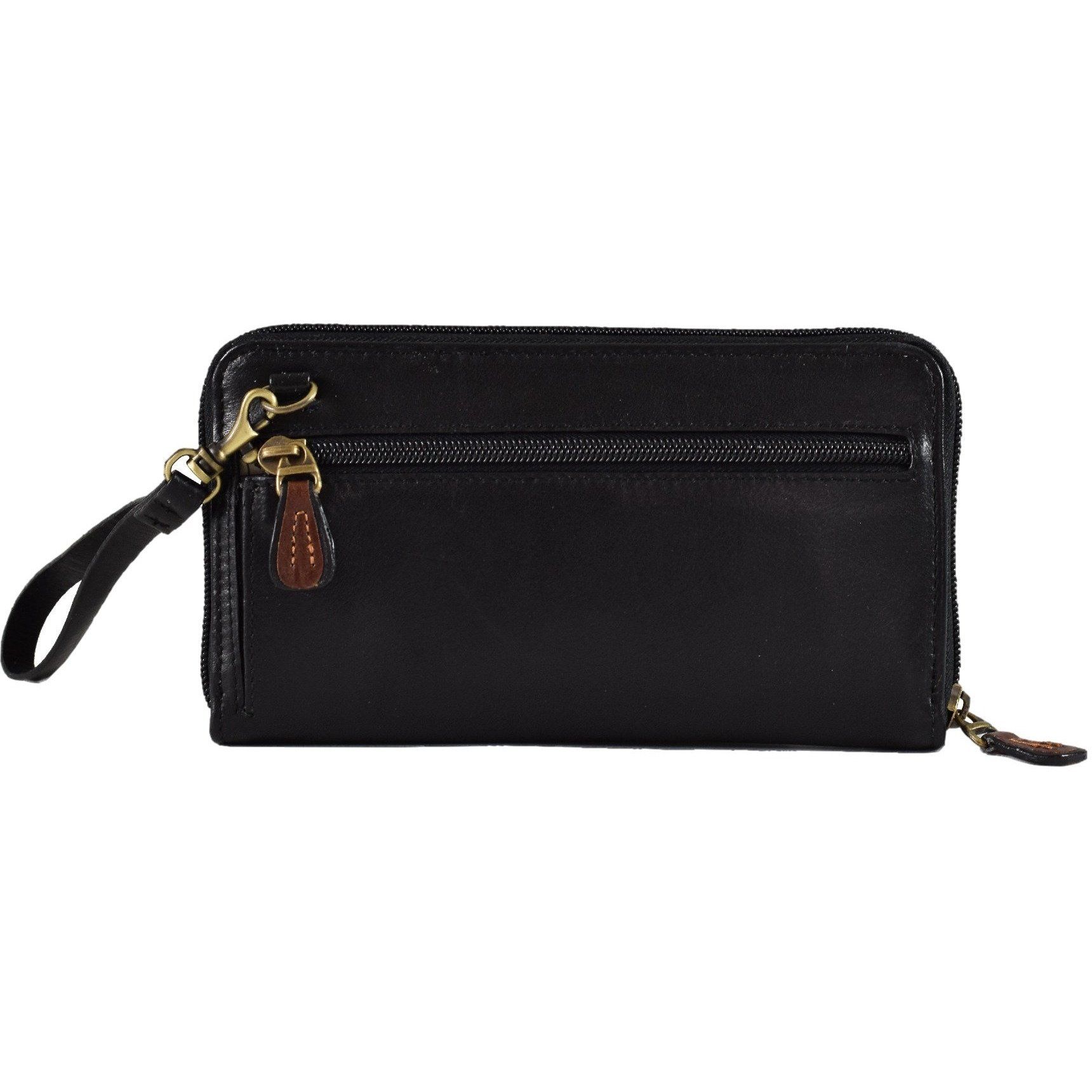 Santa Fe Ladies Wristlet, Wallet | LAND Leather