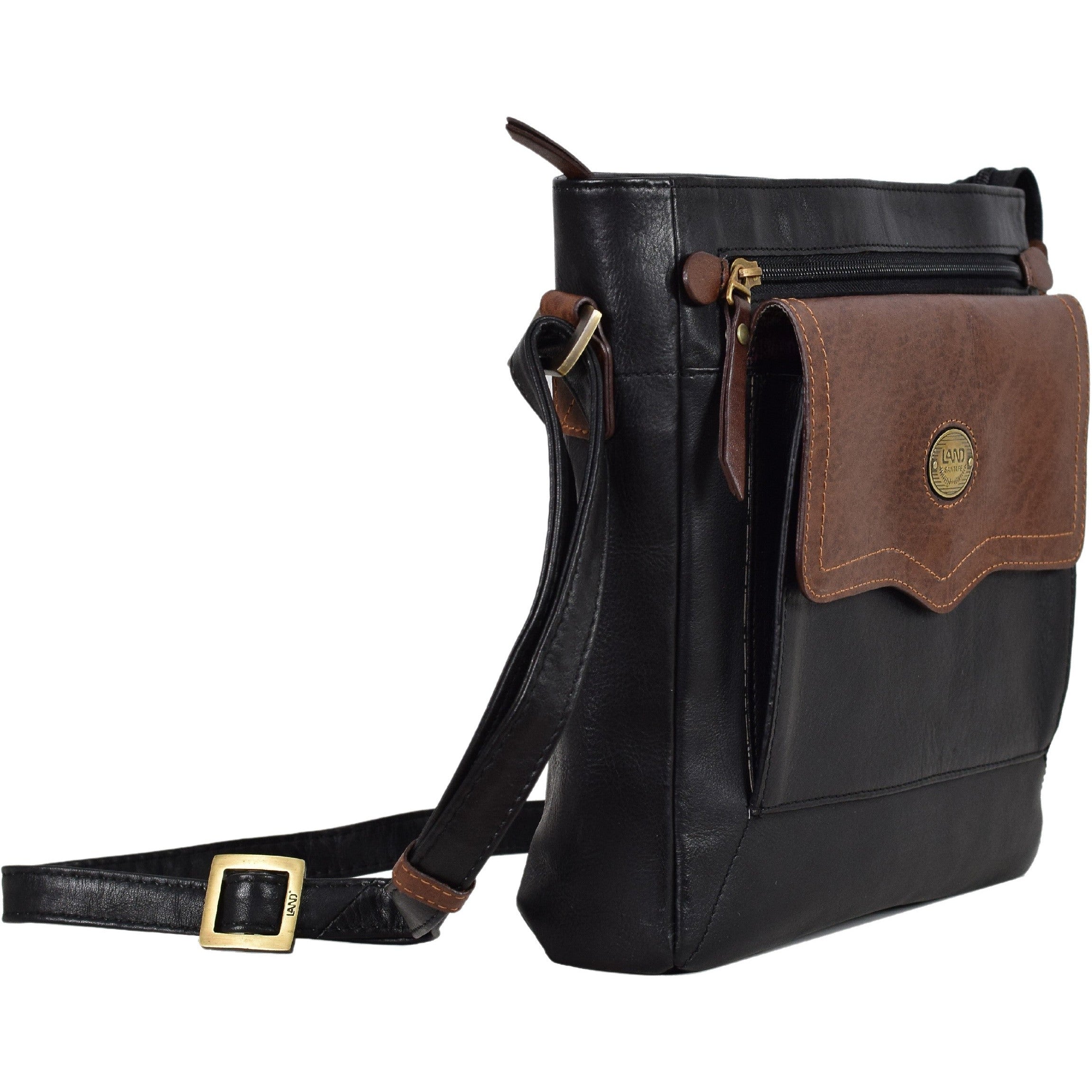 Santa Fe Zip Top Crossbody - LAND Leather Goods