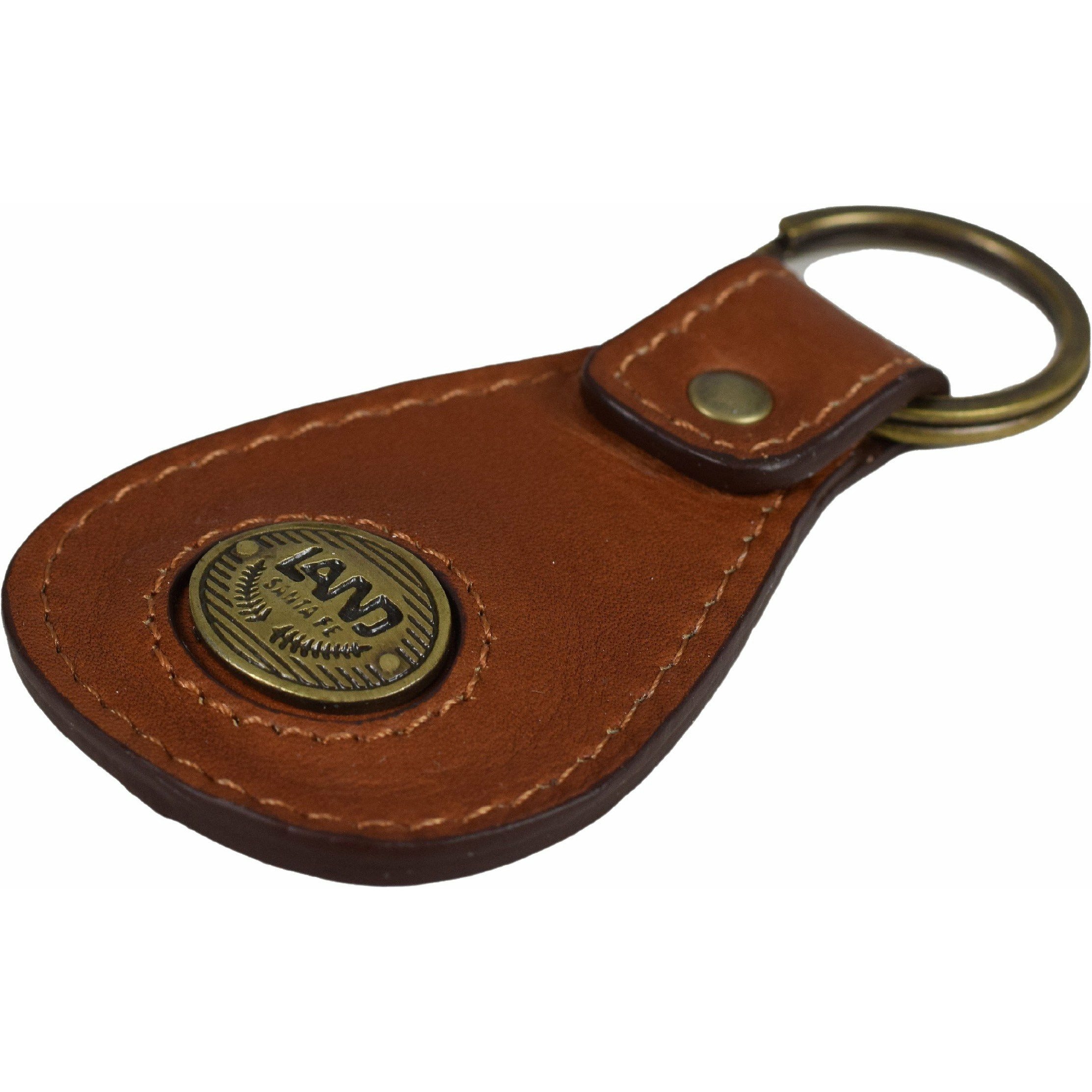 Santa Fe Single Key Ring - LAND Leather Goods